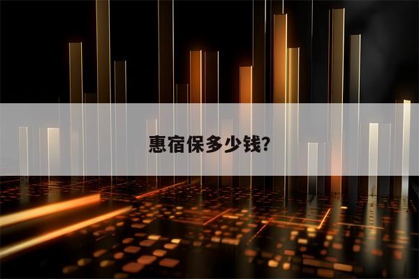 惠宿保多少钱？