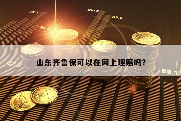 山东齐鲁保可以在网上理赔吗？