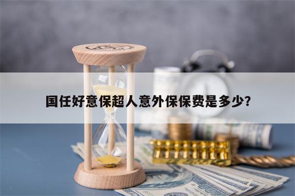 国任好意保超人意外保保费是多少？