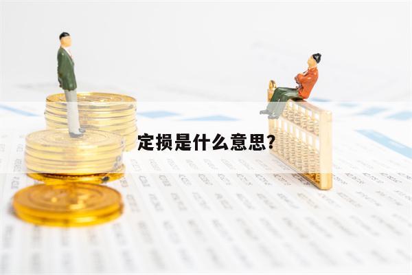 定损是什么意思？