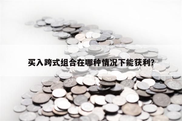 买入跨式组合在哪种情况下能获利？