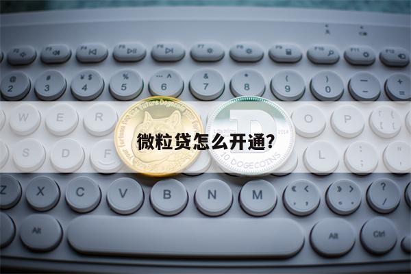 微粒贷怎么开通？