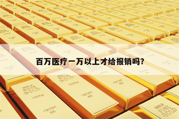 百万医疗一万以上才给报销吗？