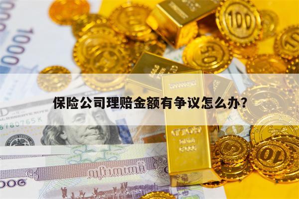 保险公司理赔金额有争议怎么办？